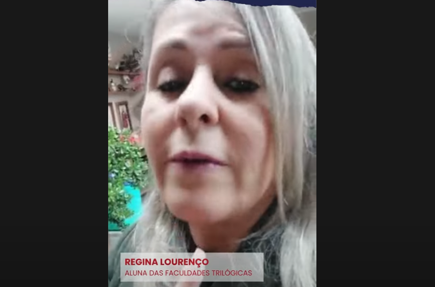Regina Lourenço, Aluna das Faculdades Trilógicas