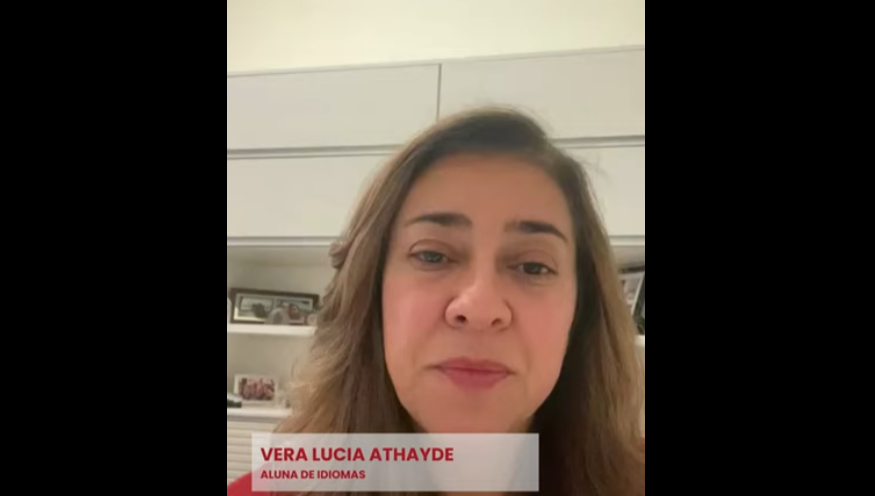 Vera Lucia Athayde, Aluna de Idiomas